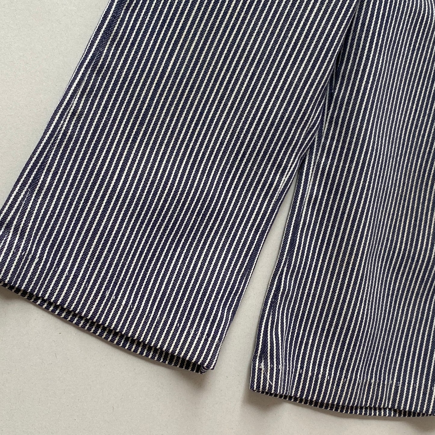 Vintage 70s Blue Pinstripe Straight Pants (24M)