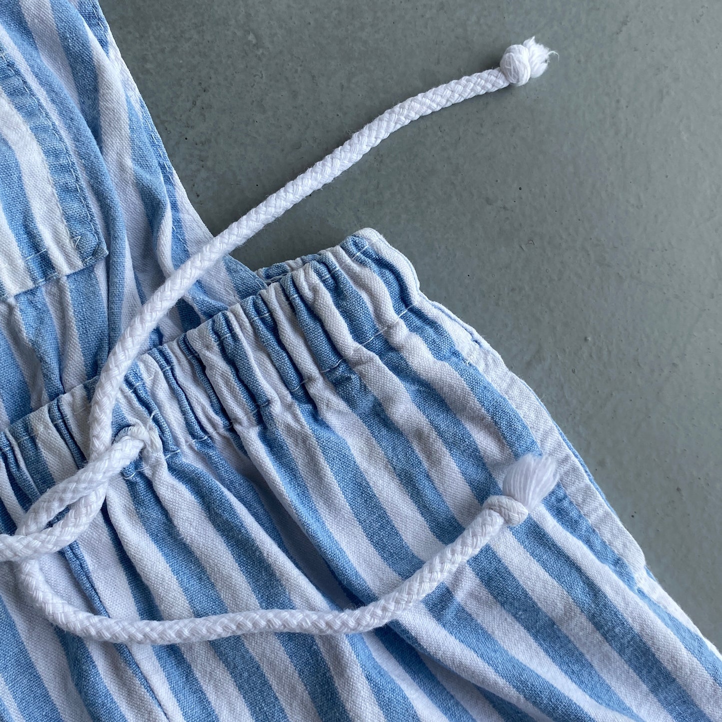 Vintage OshKosh Striped Shortalls (18M)