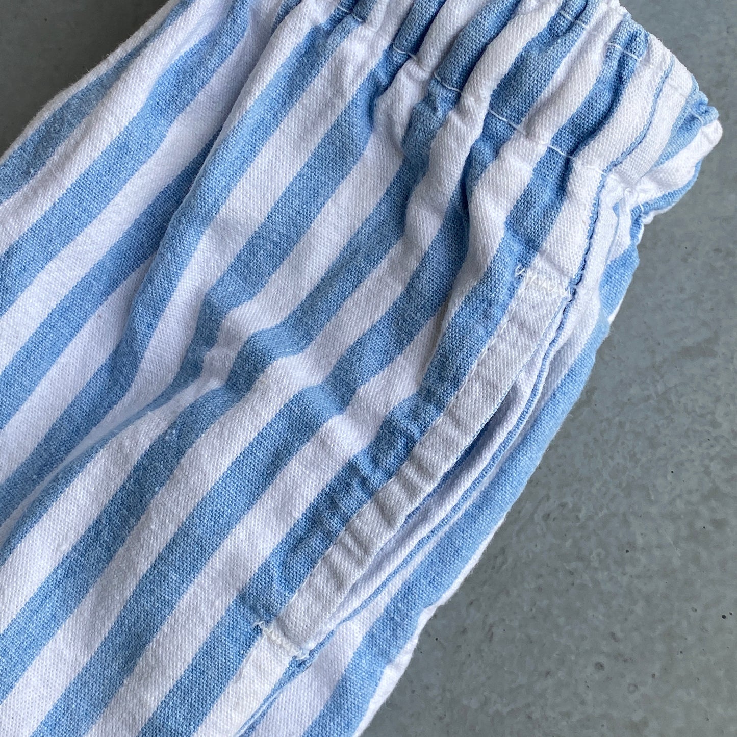 Vintage OshKosh Striped Shortalls (18M)