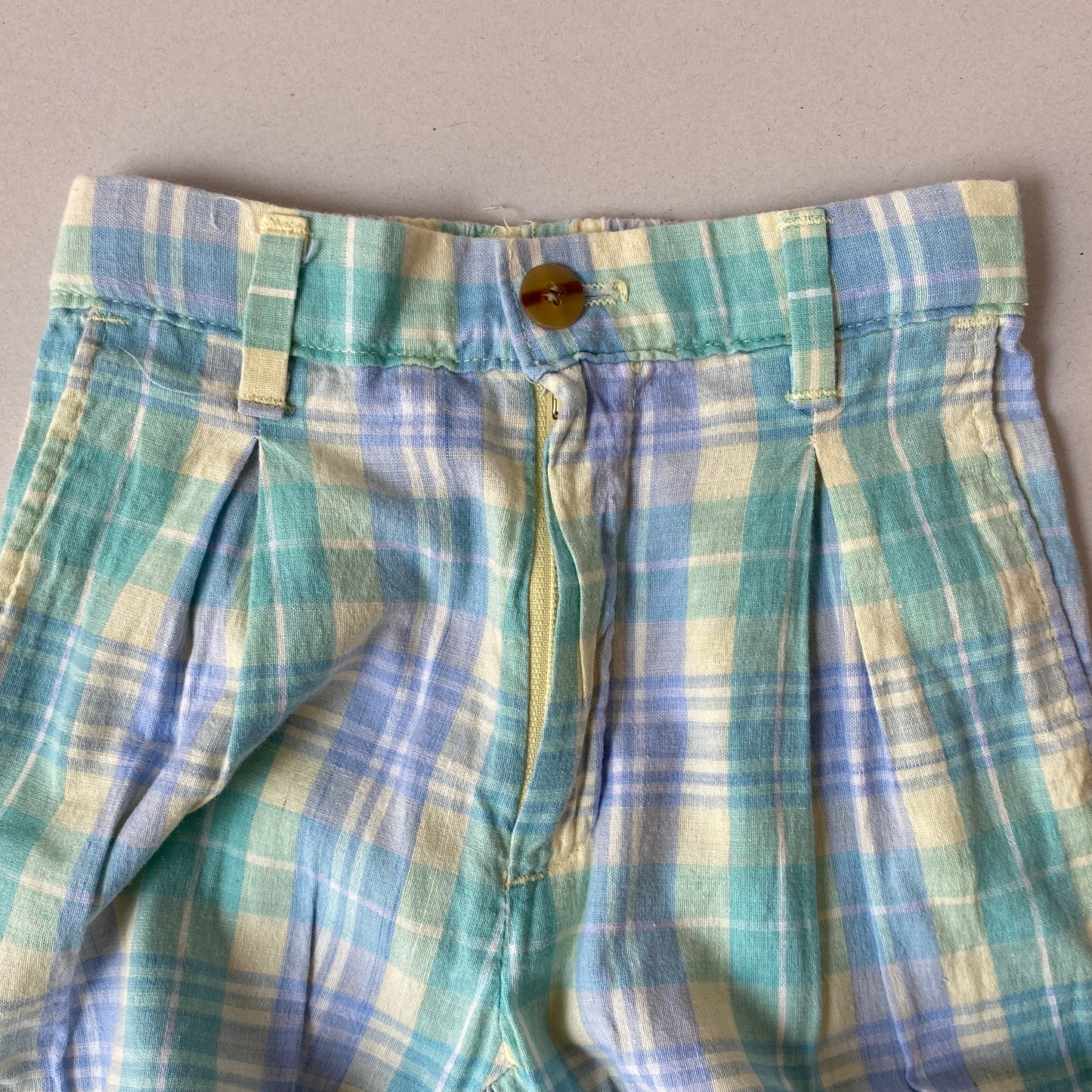 Vintage Multi-Colored Plaid Trousers (2T)