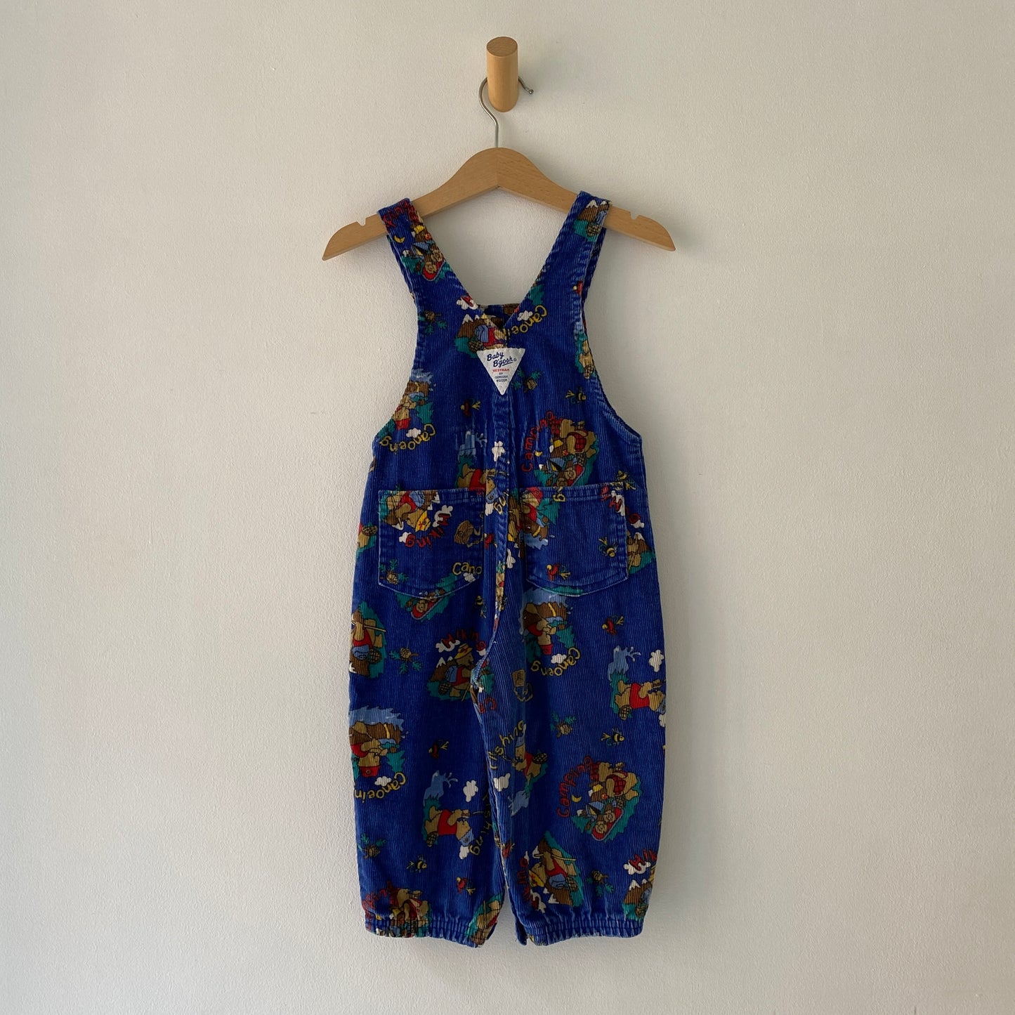 Vintage OshKosh Bear Cord Overalls (18M)
