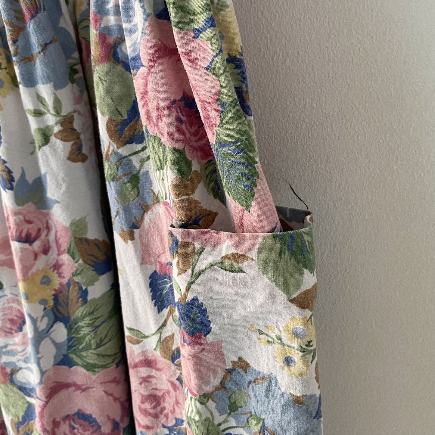 Vintage Floral Puff Sleeve Dress (4Y-5Y)