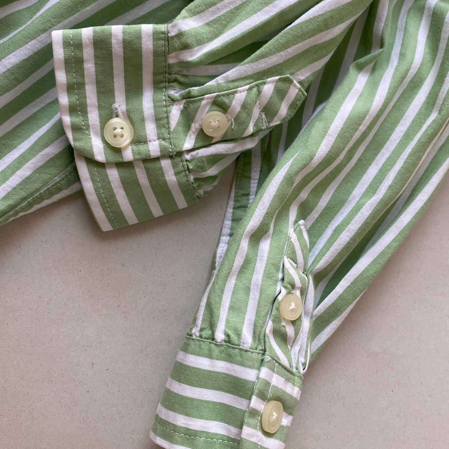 Green Stripe Button-Down Shirt (18M)