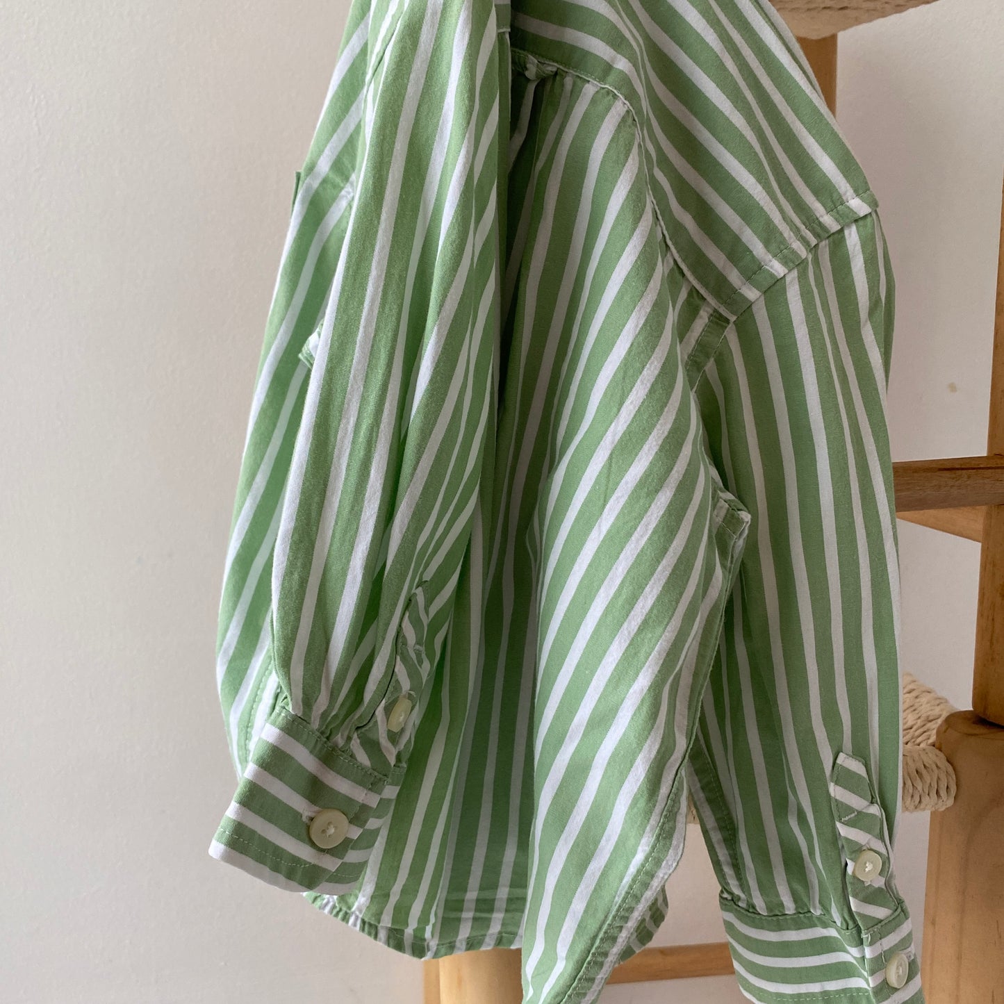 Green Stripe Button-Down Shirt (18M)