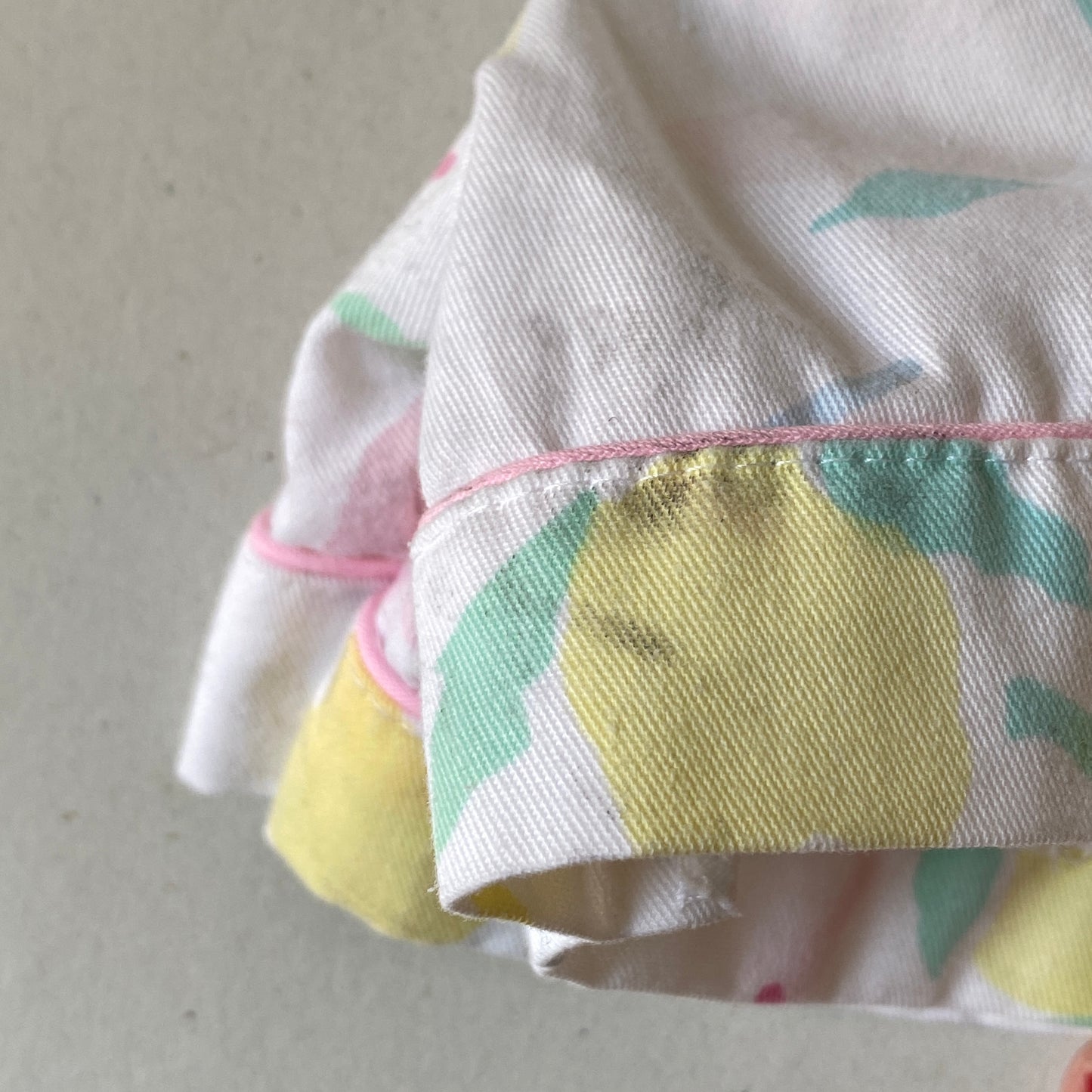 Vintage Pastel Tulips Shortalls (24M)