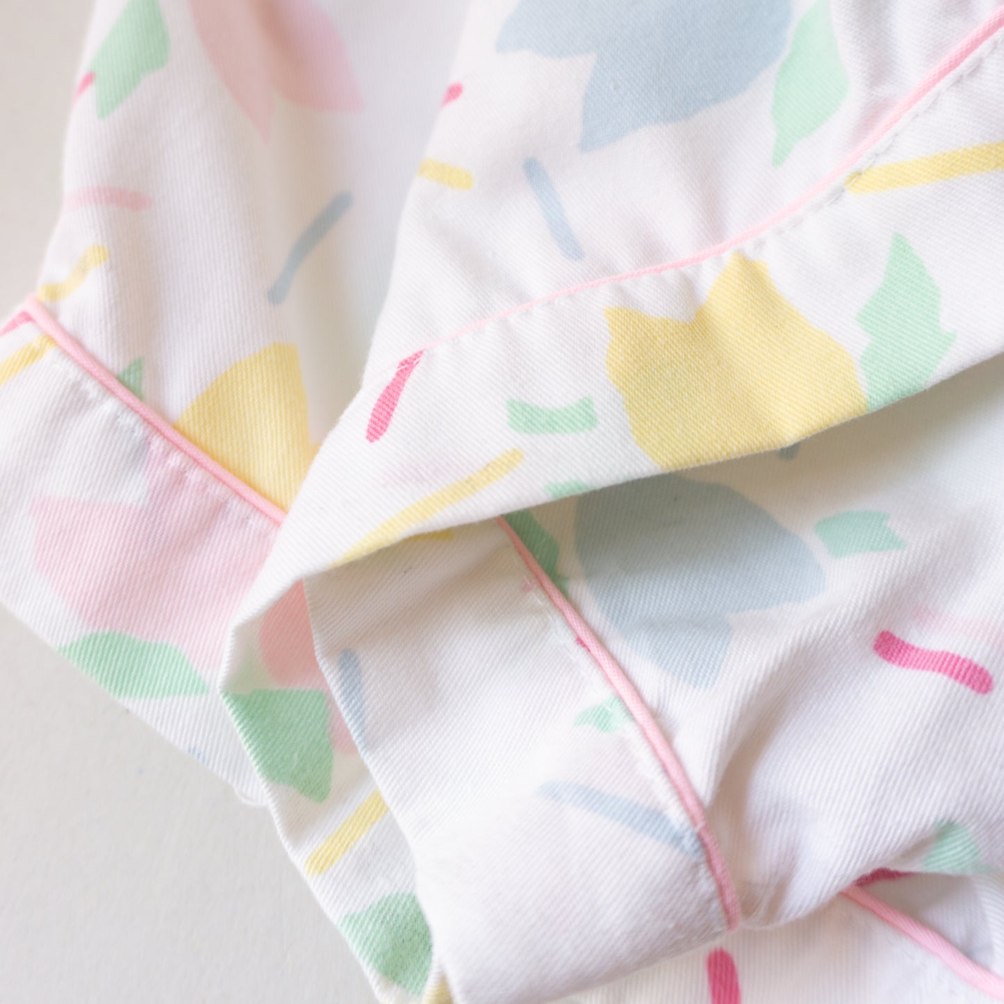 Vintage Pastel Tulips Shortalls (24M)