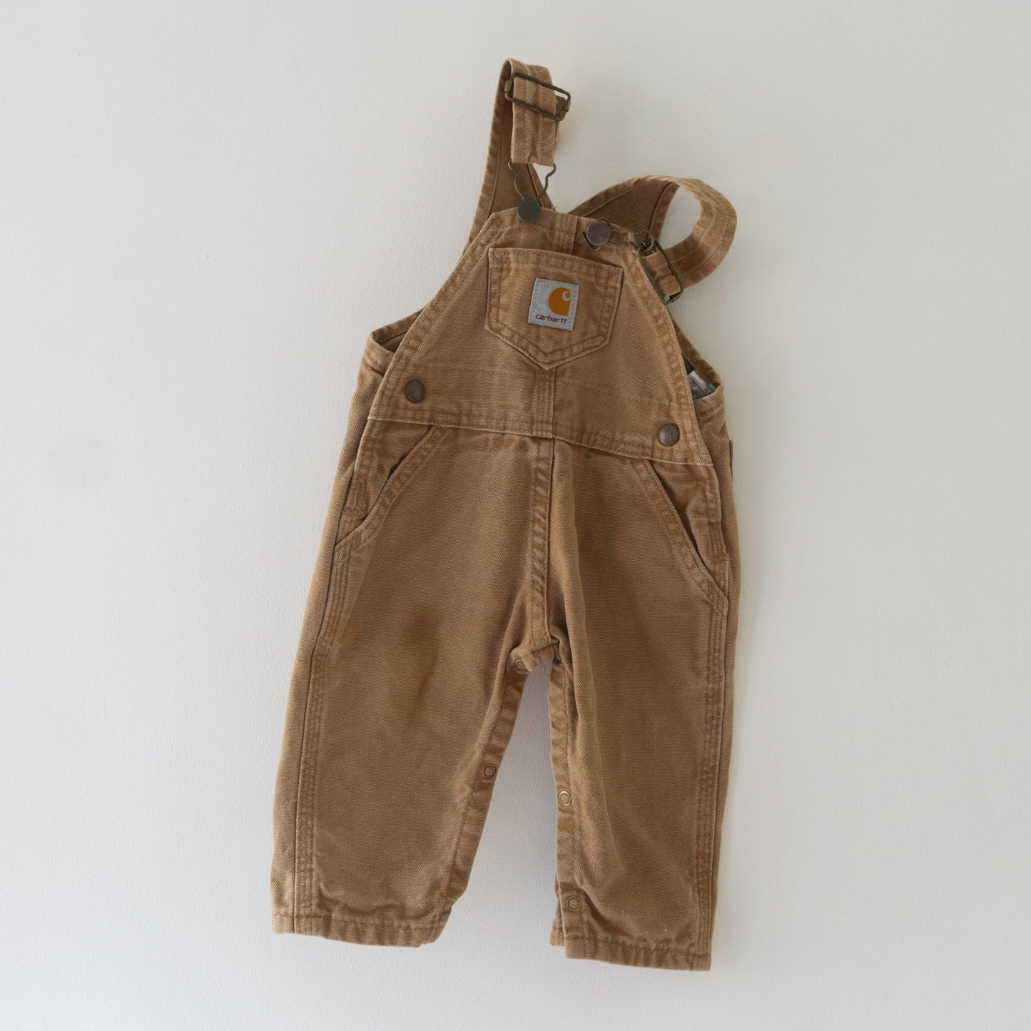 *FLAWED* Carhartt Sand Canvas Overalls (12M)