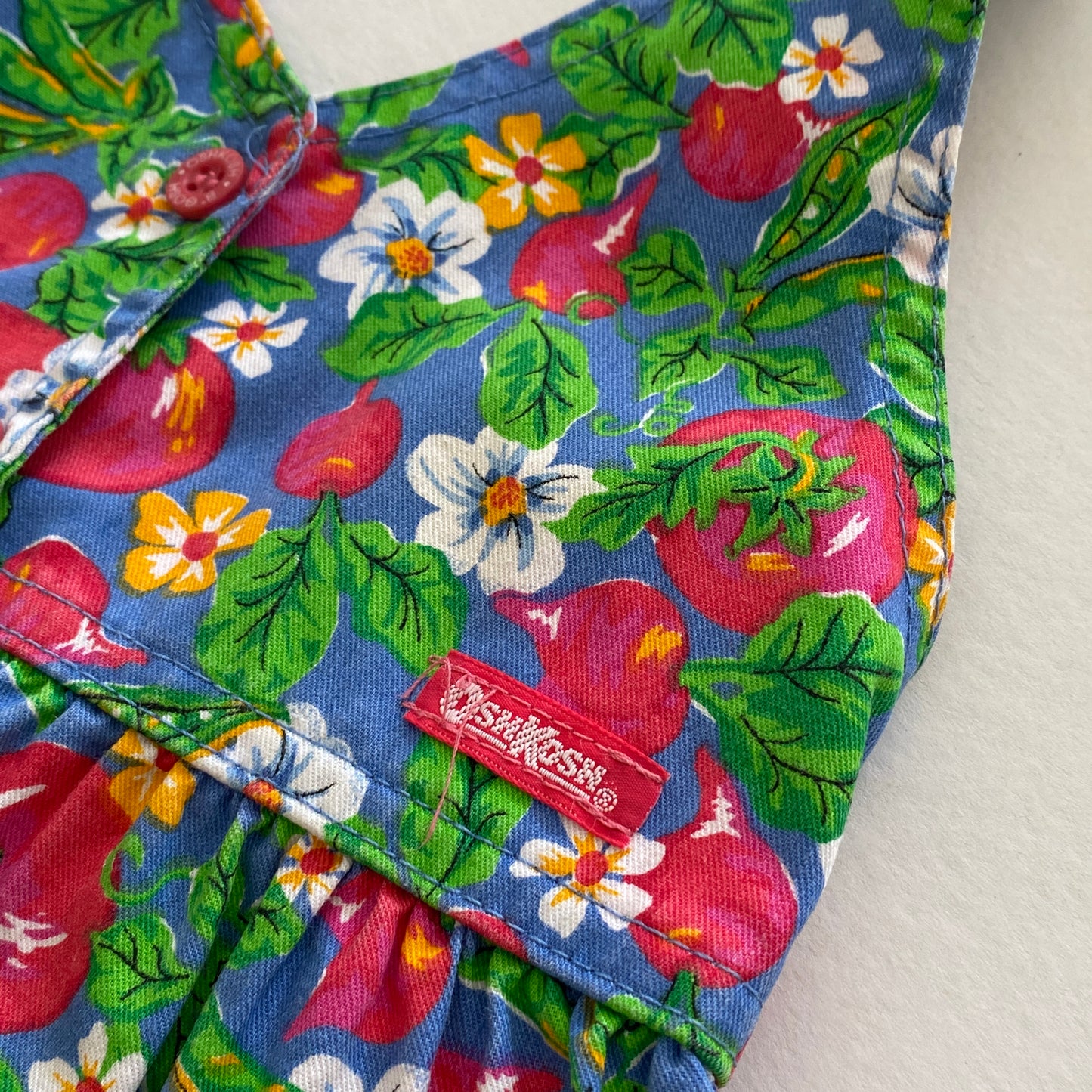 Vintage OshKosh Garden Button Up Romper (3T)