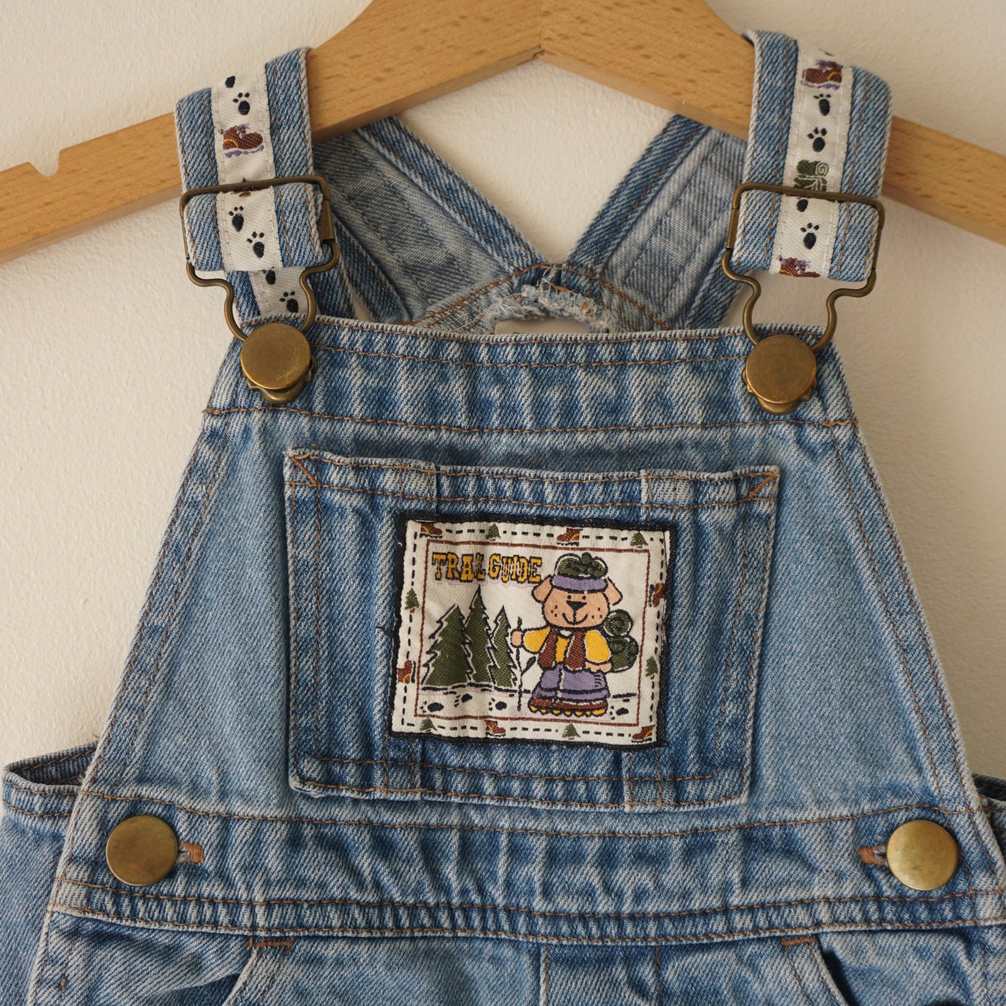 Vintage Denim Trail Overalls (6/9M)