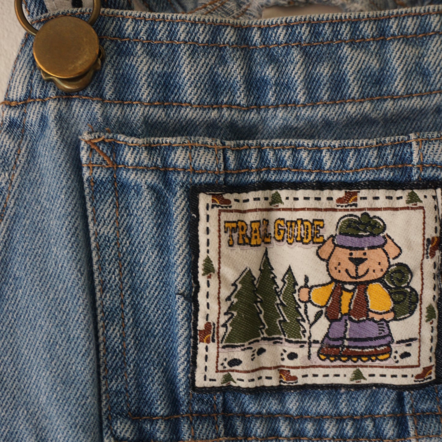 Vintage Denim Trail Overalls (6/9M)