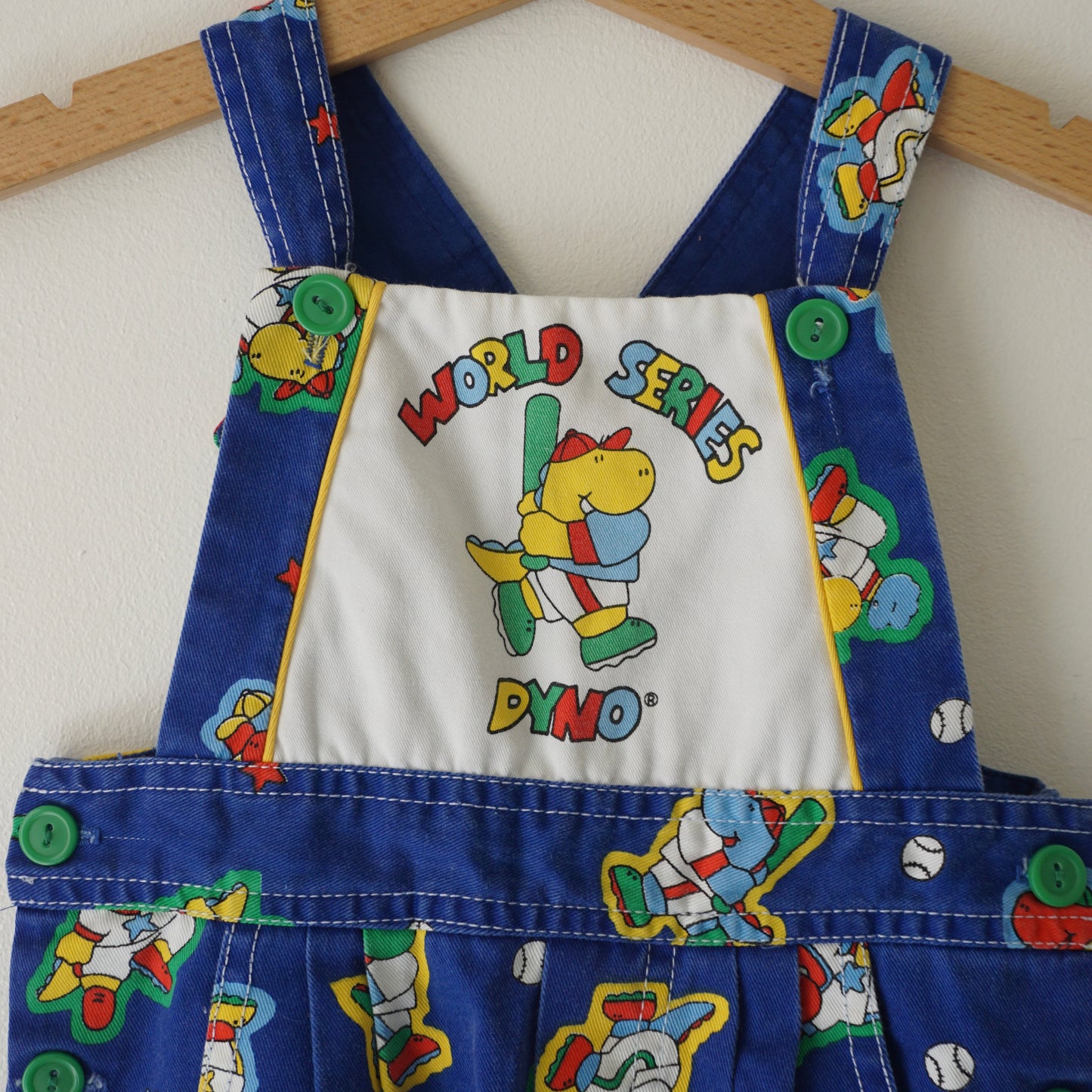 Vintage Dino Overalls (12M)