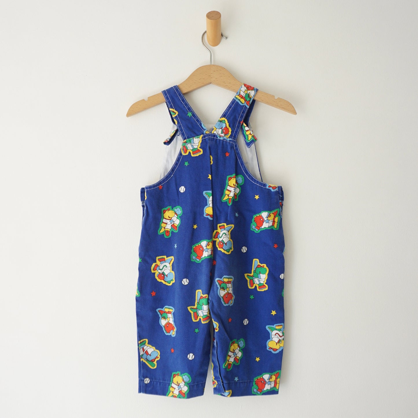 Vintage Dino Overalls (12M)