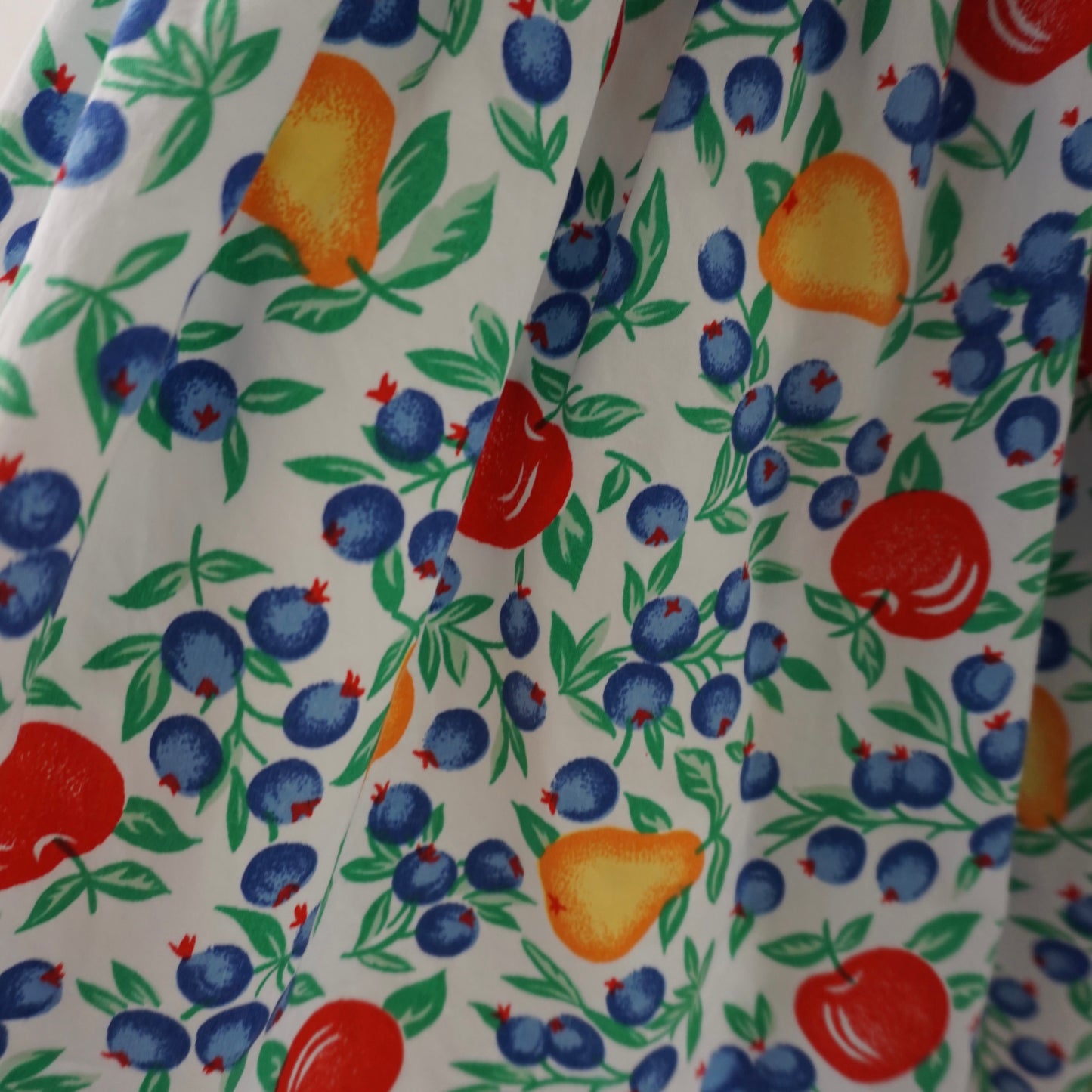 Osh-Inspired Vintage Fruits Cross-Back Dress (6Y)