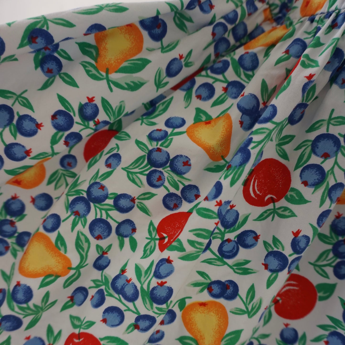 Osh-Inspired Vintage Fruits Cross-Back Dress (6Y)