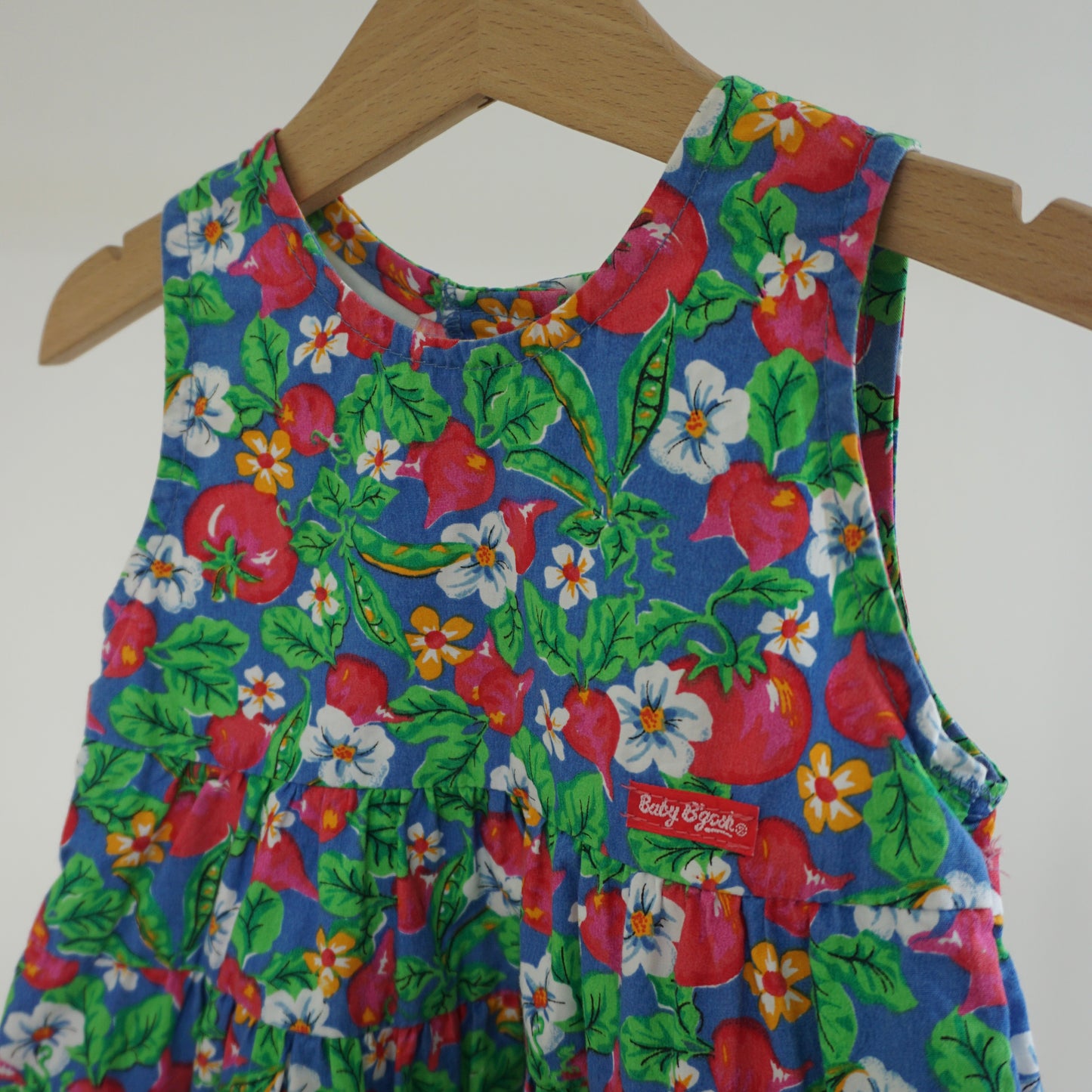 Vintage OshKosh Garden Tiered Dress (12M)