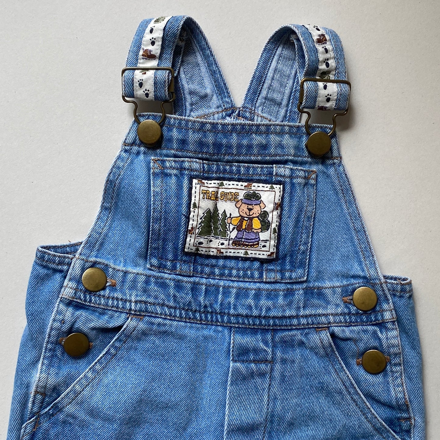 Vintage Denim Trail Overalls (6/9M)