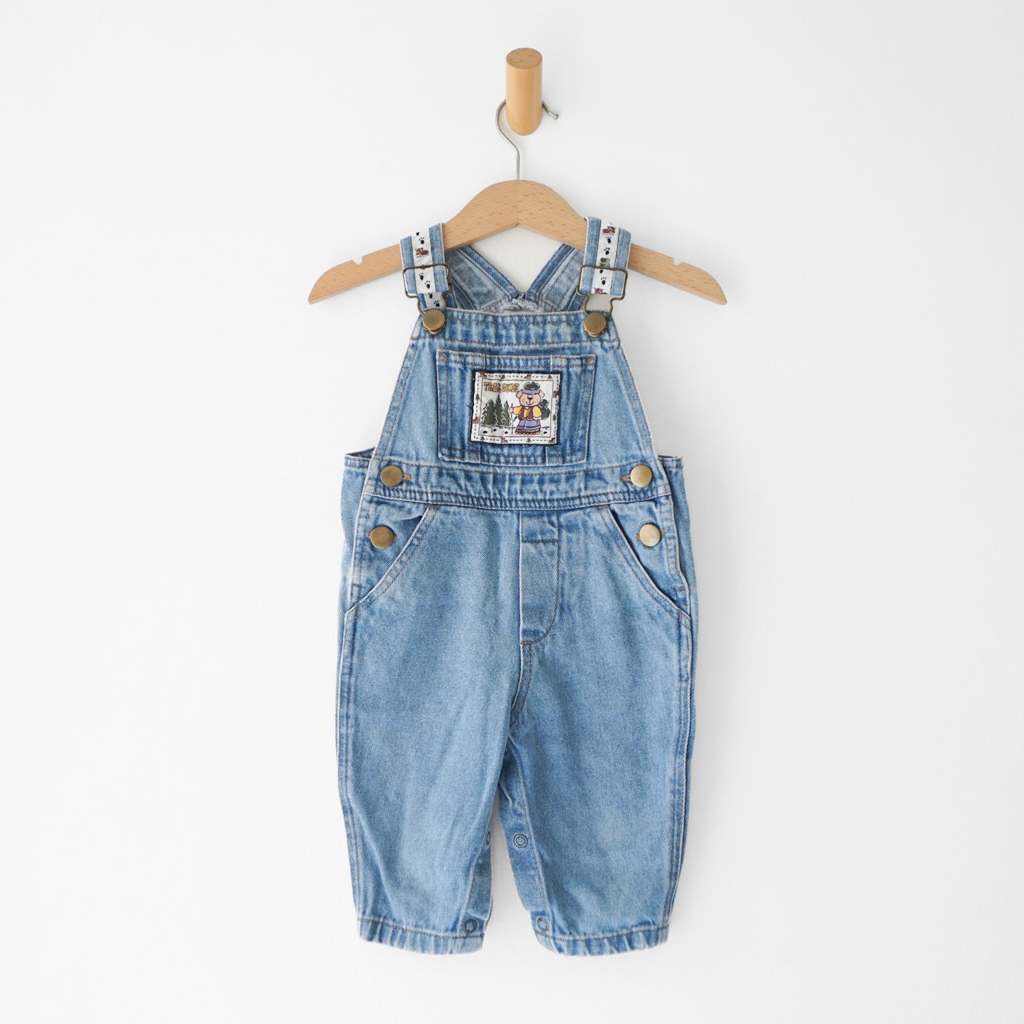 Vintage Denim Trail Overalls (6/9M)