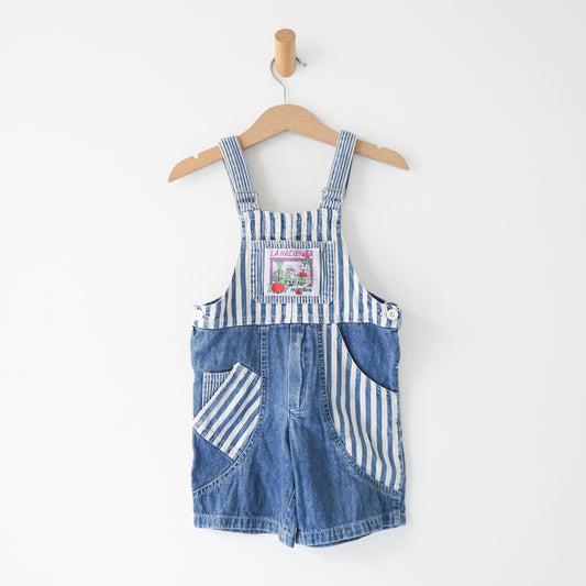 Vintage Multi-Strip Denim Shortalls (2T)