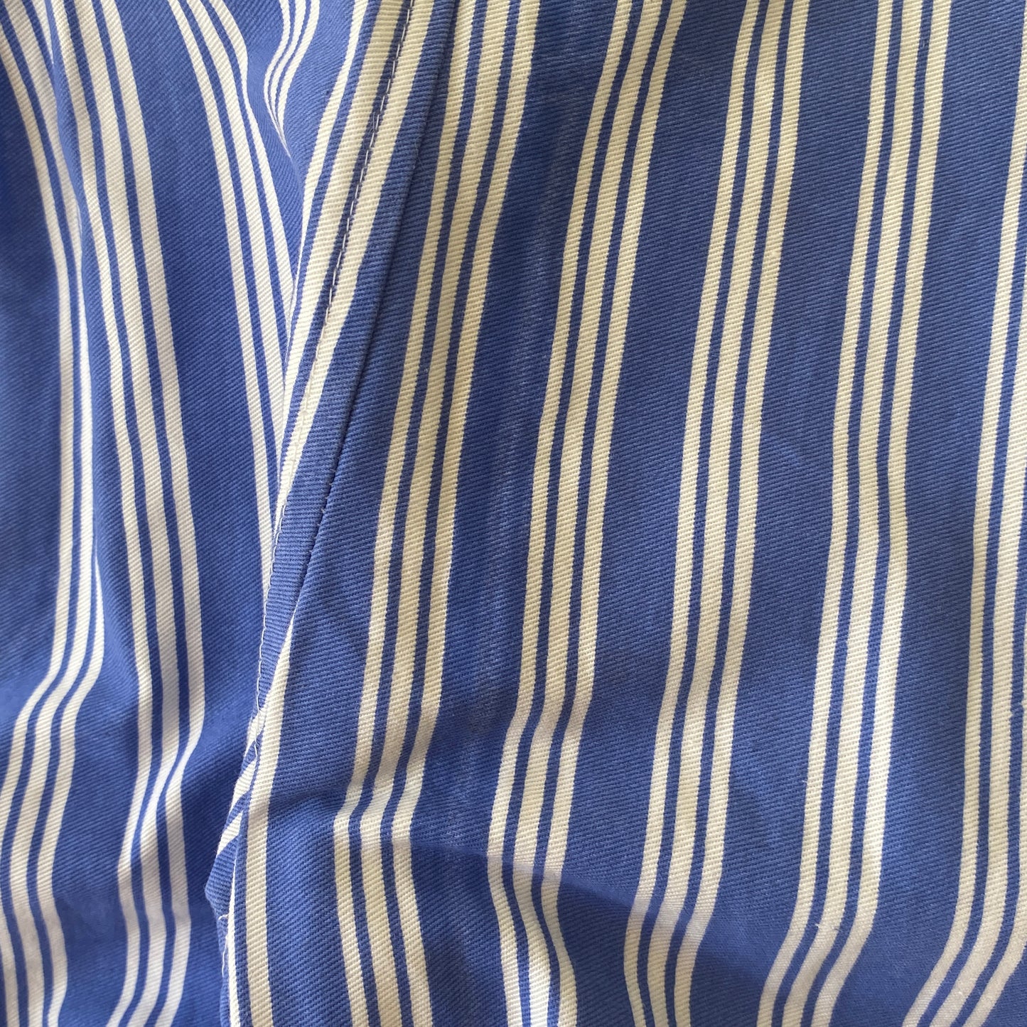 Vintage Blue Striped Yacht Club Overalls (12/18M)