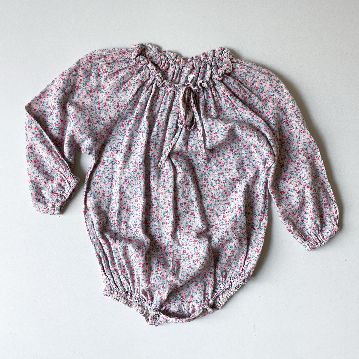 Floral Light Mauve Bodysuit (12/18M)