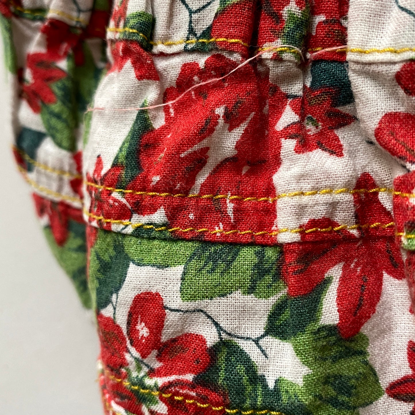 Red Floral Shorts (2T)