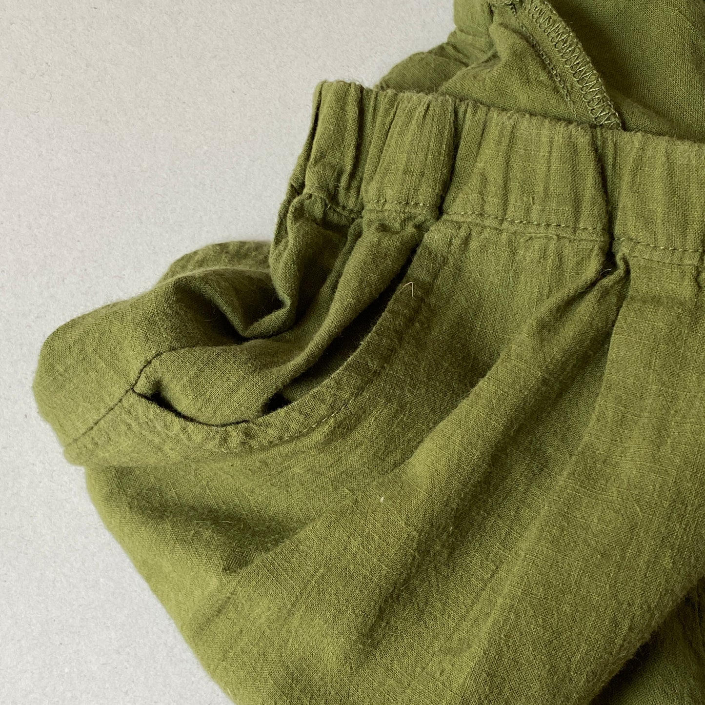 Green Scalloped Shorts (12/18M)