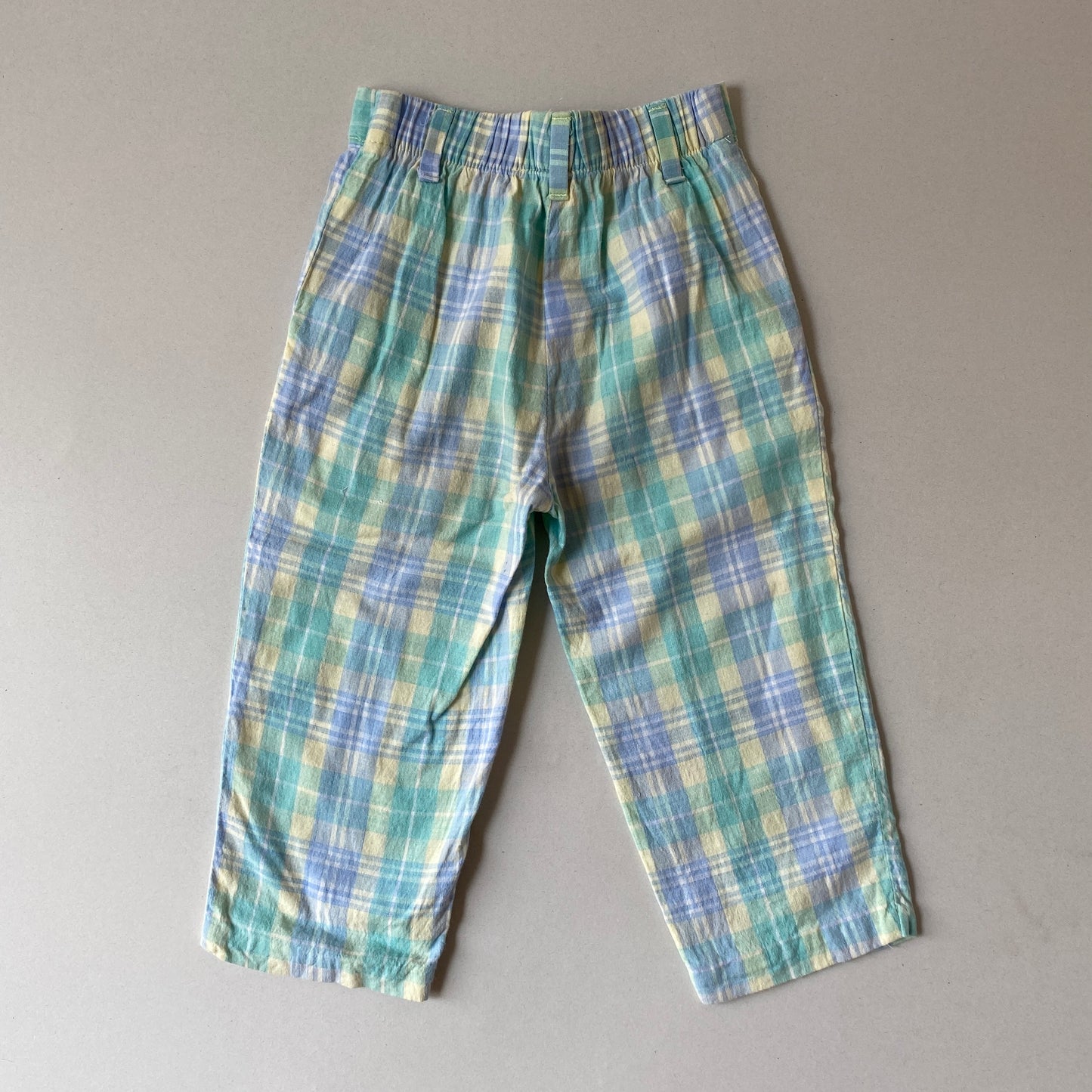 Vintage Multi-Colored Plaid Trousers (2T)