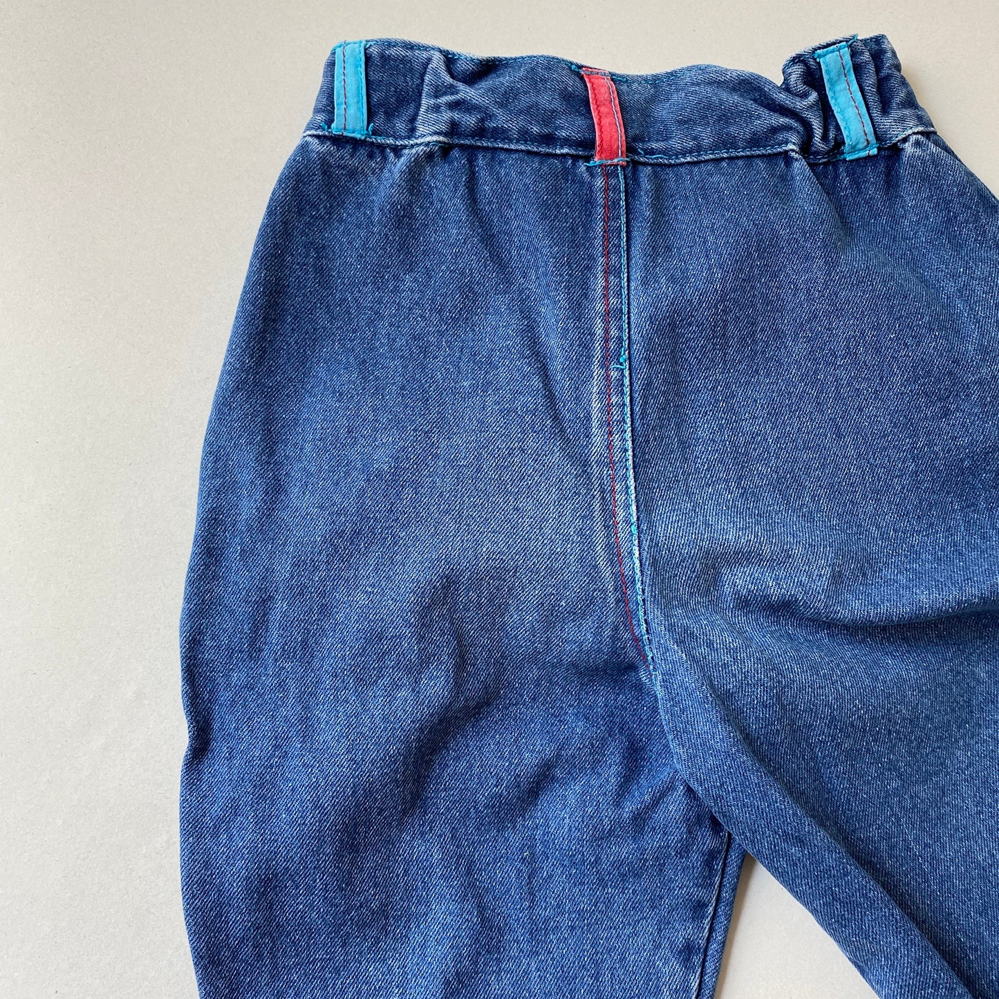 Vintage Colorblock Denim Bubble Jeans (2/3Y)