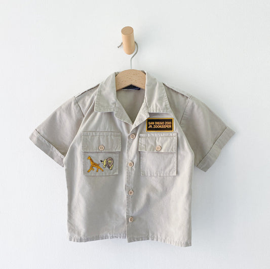 Safari Zookeeper Button-Down Shirt (2T)