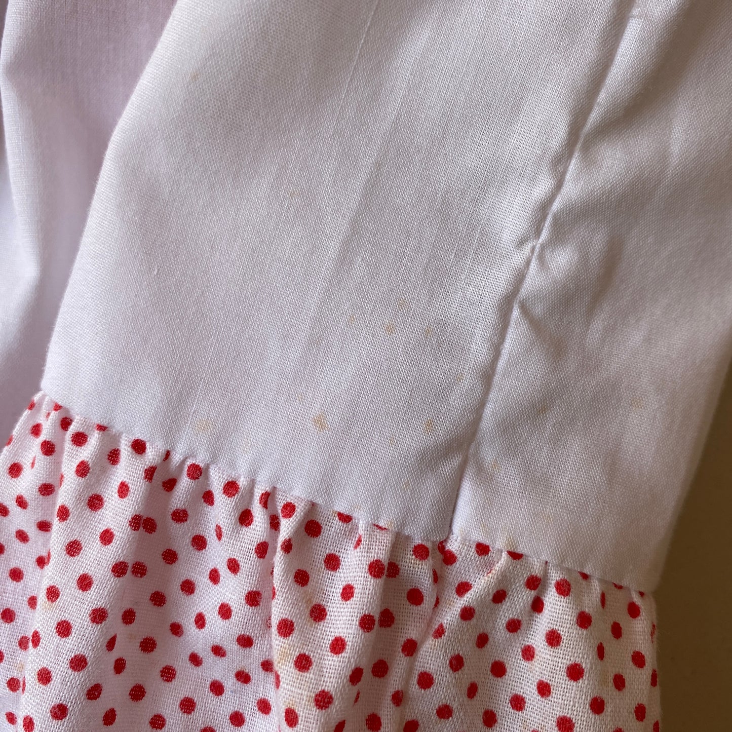 Vintage Strawberry Shortcake Collared Polka Dress (12M)