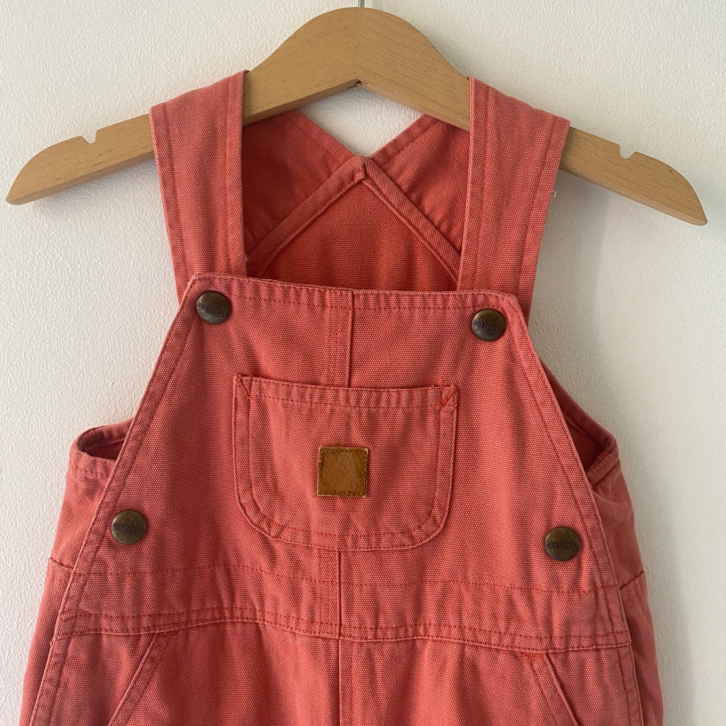 Carhartt Burnt Ochre Leather Patch Overalls (18M)