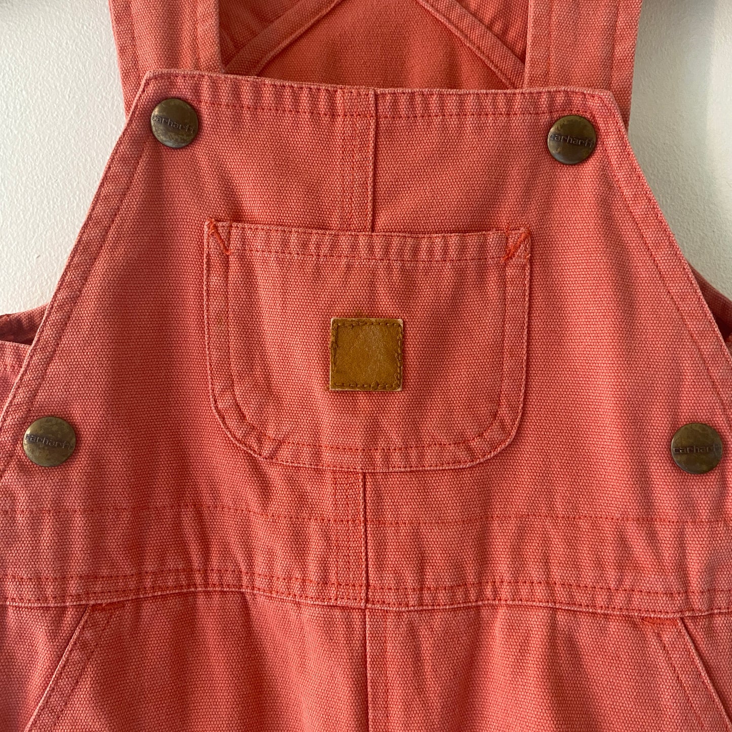 Carhartt Burnt Ochre Leather Patch Overalls (18M)