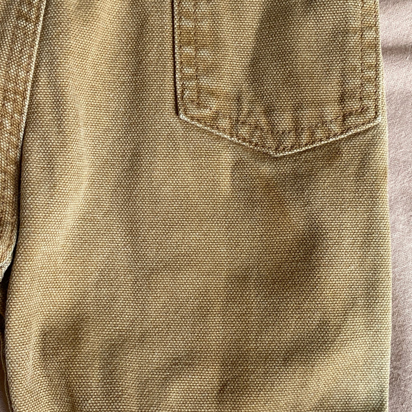 *FLAWED* Carhartt Sand Canvas Overalls (12M)