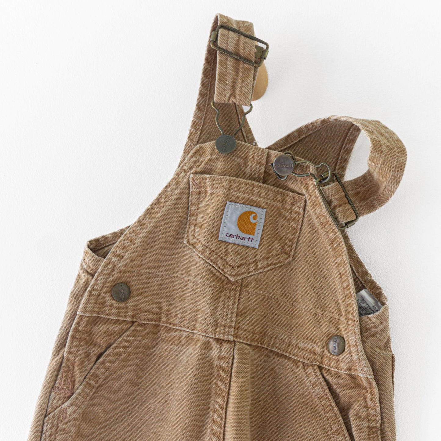 *FLAWED* Carhartt Sand Canvas Overalls (12M)