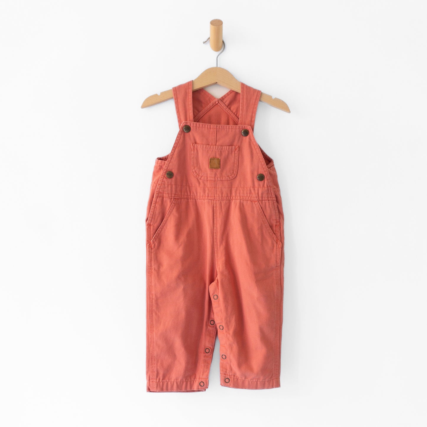 Carhartt Burnt Ochre Leather Patch Overalls (18M)