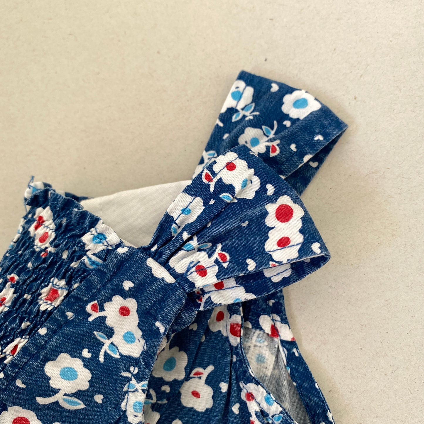 Daisy Floral Button-Up Romper (3-6M)