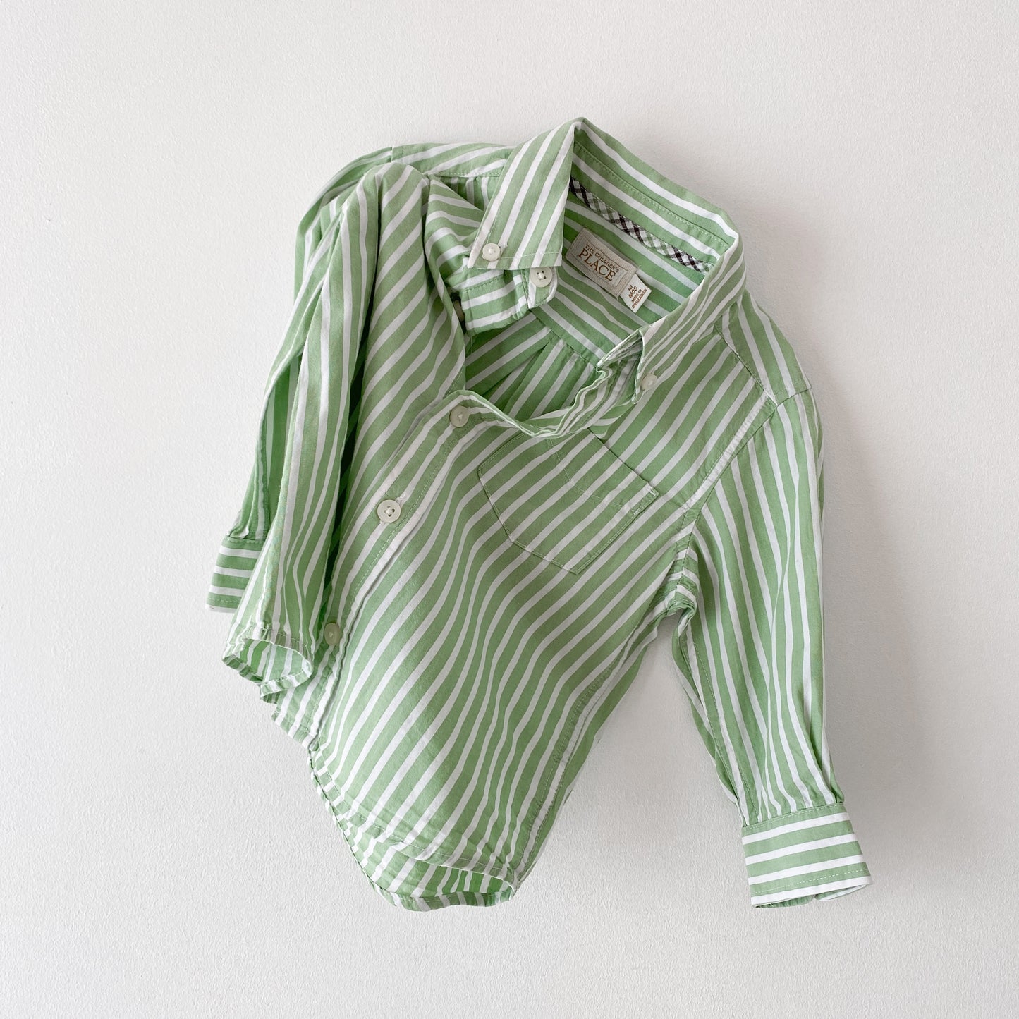 Green Stripe Button-Down Shirt (18M)