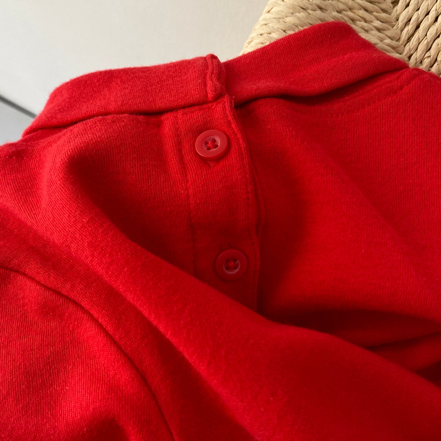 Red Turtleneck Long-Sleeve Shirt (3-6M)