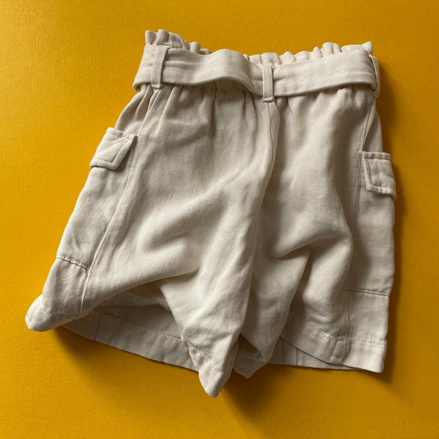 Off-White High-Waist Soft Denim Shorts (8Y)